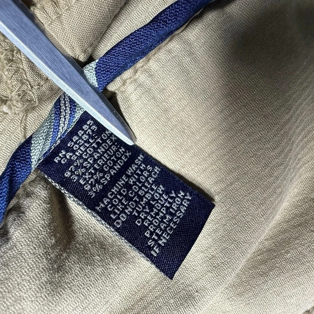 American Eagle Corduroy Blazer S Camel Tan 3-Button‎ Stretch Jacket